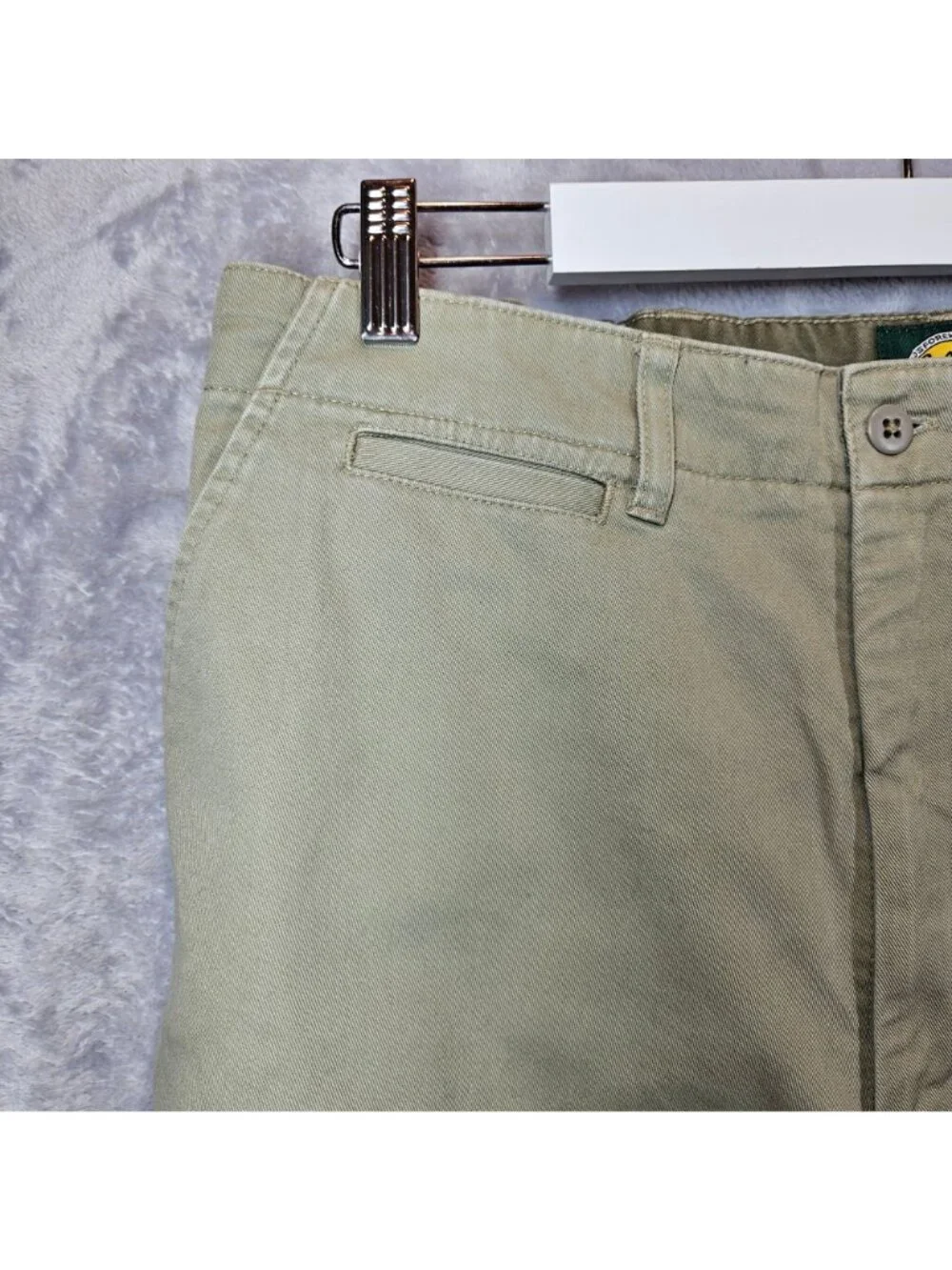 Cabelas Mens 34 Khaki Outdoor Chino Pants outdoor 100% Cotton gorpcore work